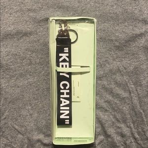 Authentic Off- White leather “Keychain”.
